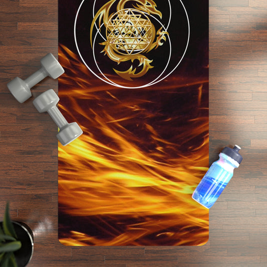 Dragon Sacred Geometry Yoga Mat