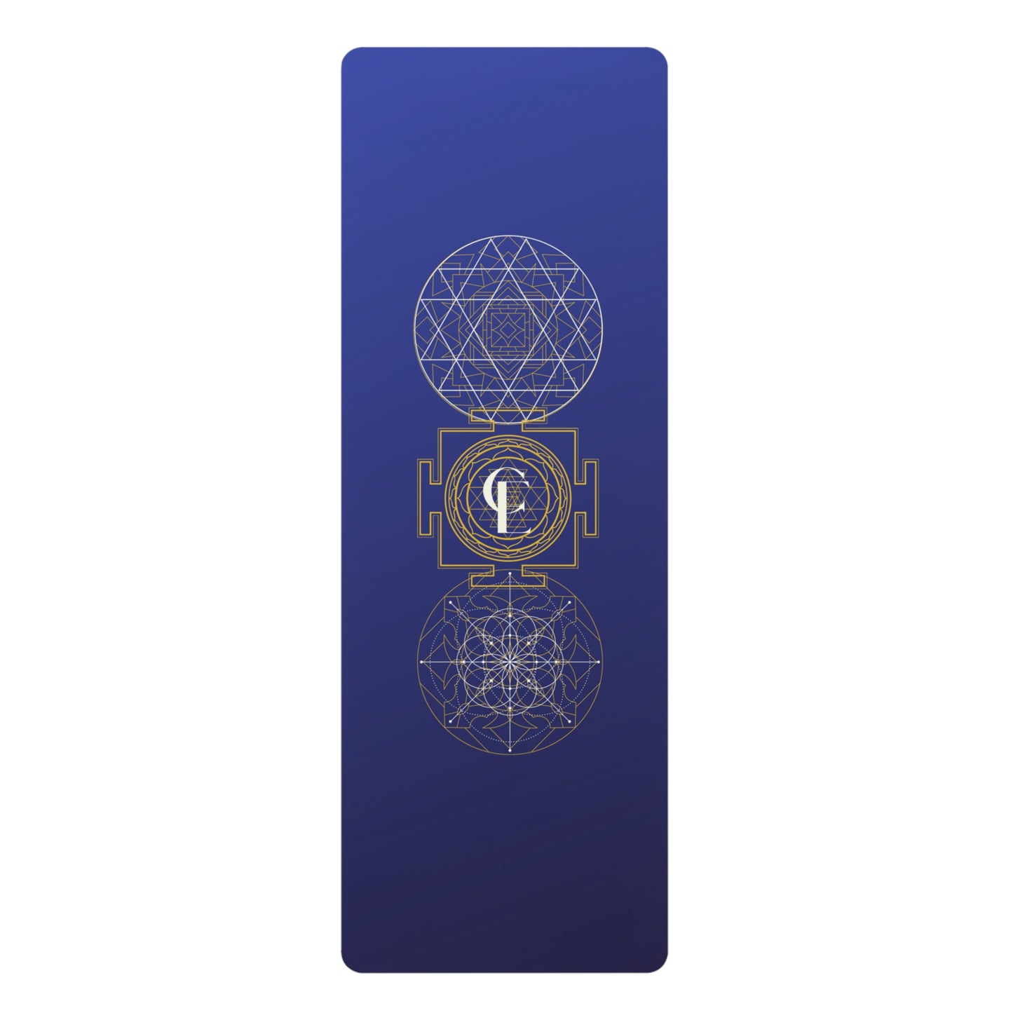 Sacred Geometry and Sri Yantra Symbol Yoga Mat