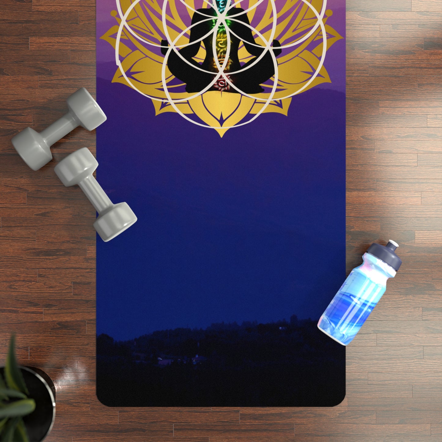 Meditation Lotus Flower Yoga Mat