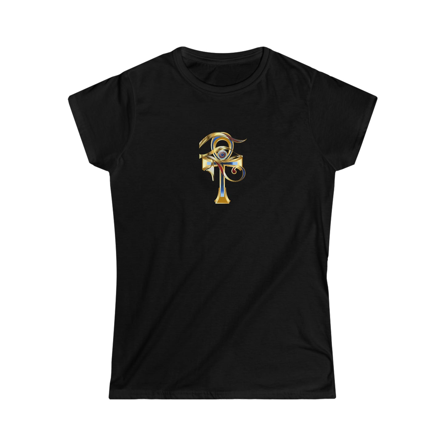 Women's Softstyle Tee with Egyptian design