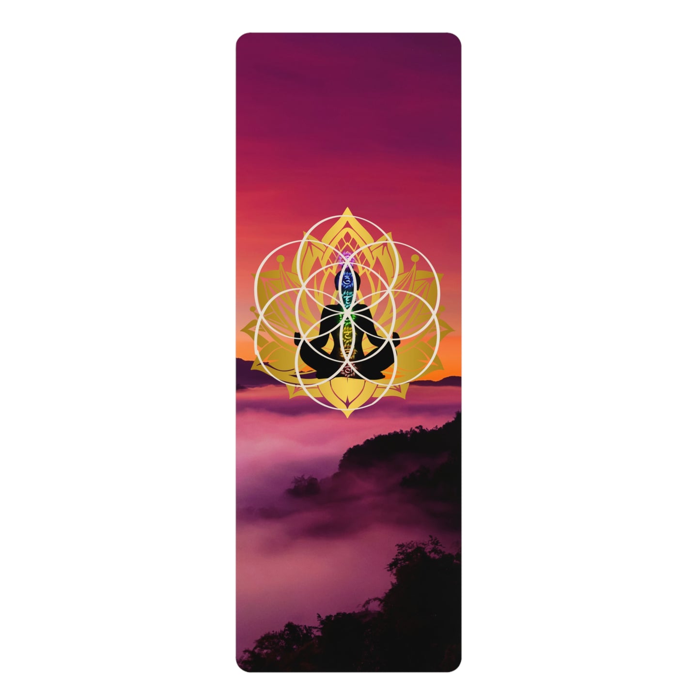 Meditation Lotus Flower Yoga Mat