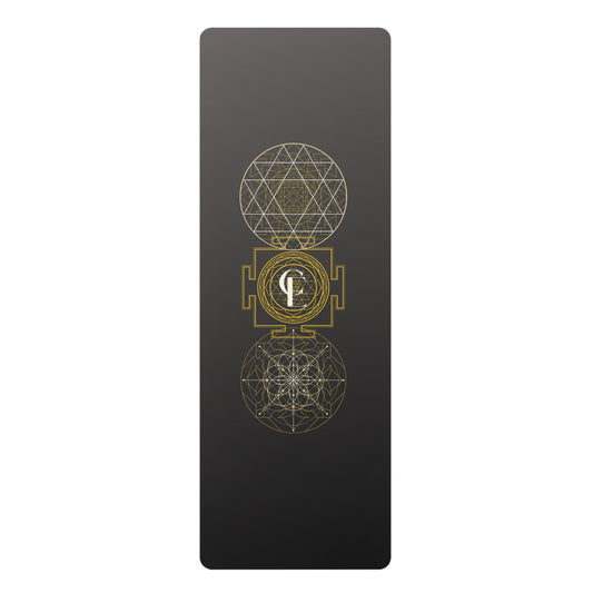 Sacred Geometry and Sri Yantra Symbol Yoga Mat