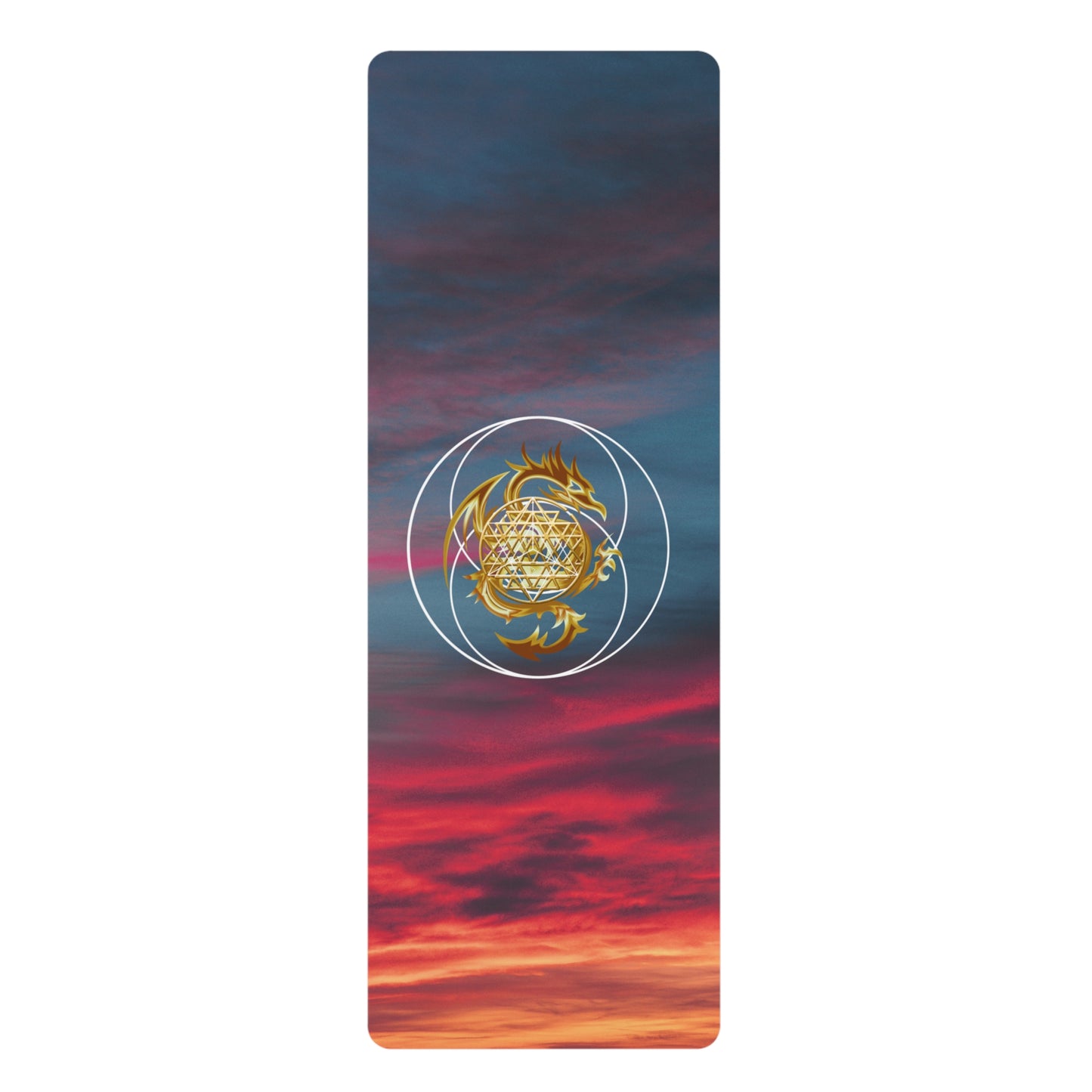 Dragon Sacred Geometry Yoga Mat