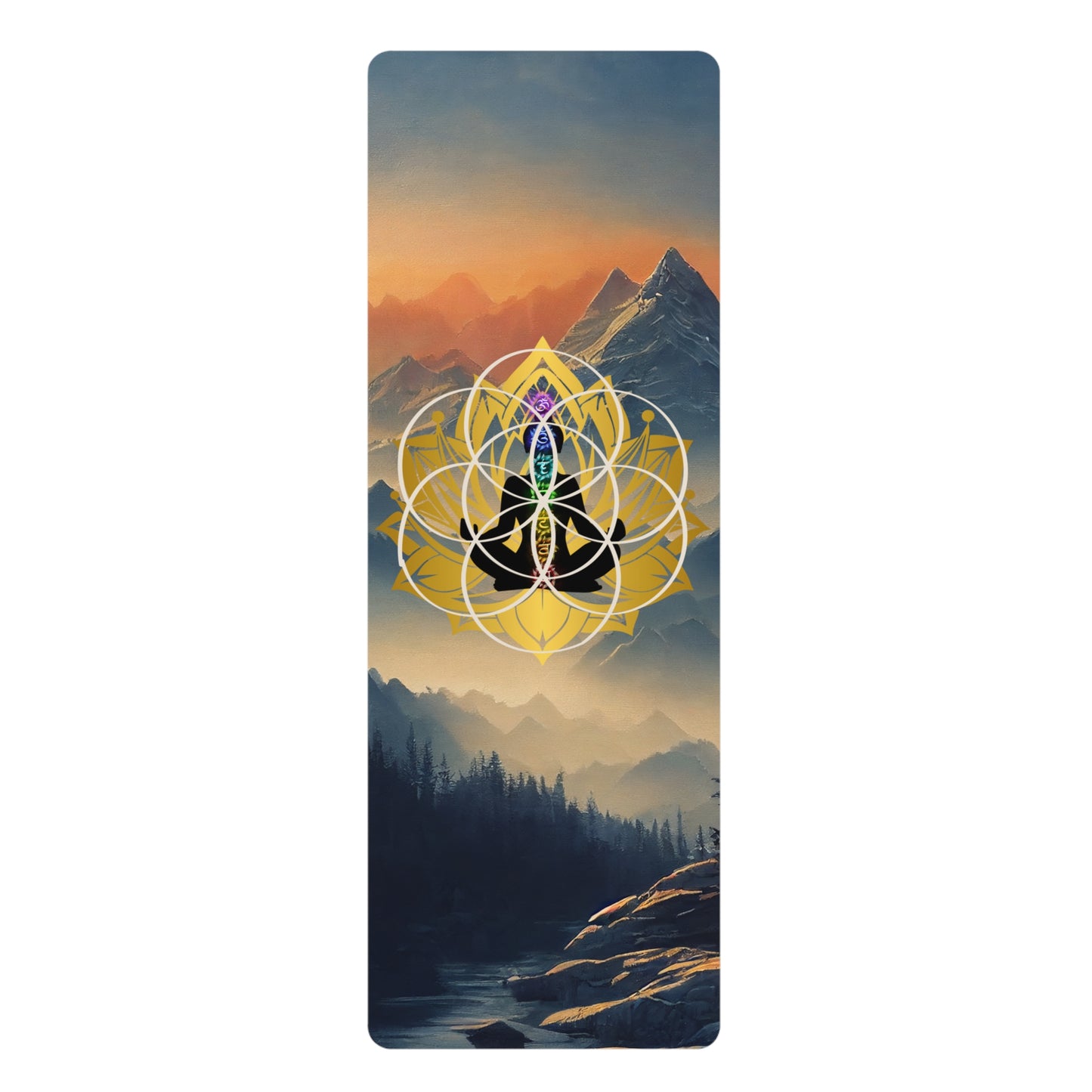 Meditation Lotus Flower Yoga Mat