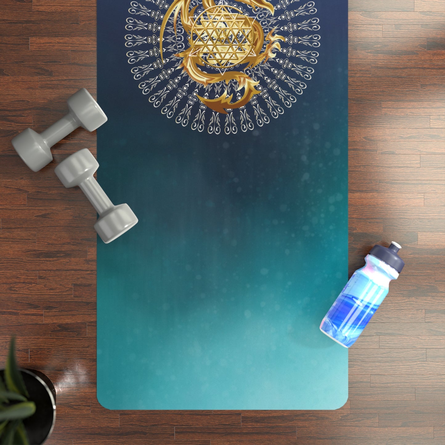 Dragon Sacred Geometry Yoga Mat