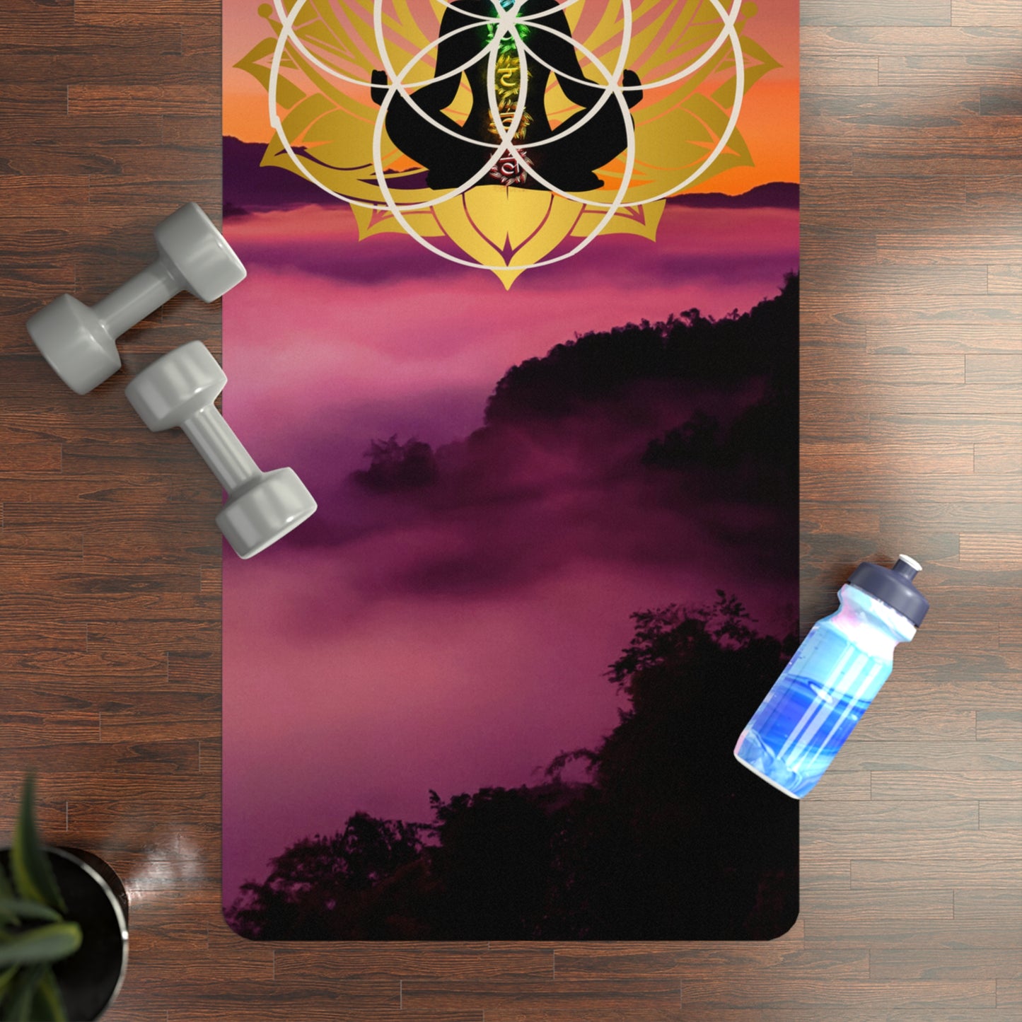 Meditation Lotus Flower Yoga Mat