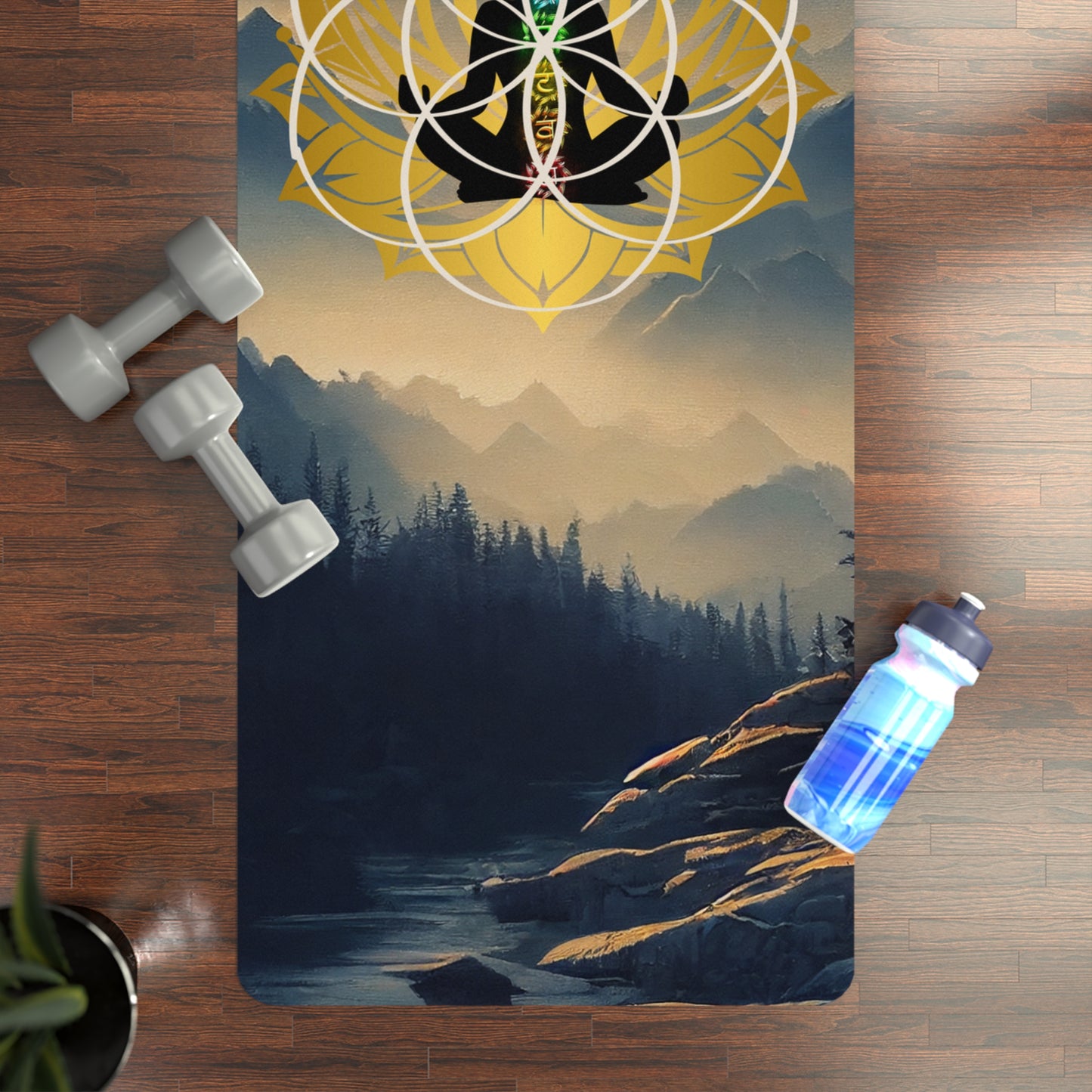 Meditation Lotus Flower Yoga Mat