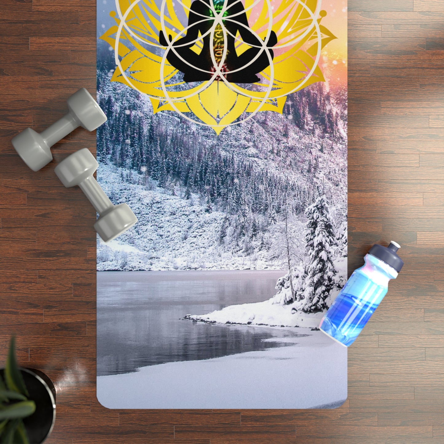 Meditation Lotus Flower Yoga Mat