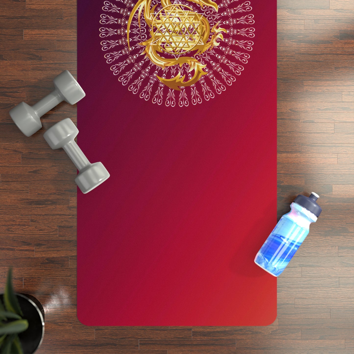 Dragon Sacred Geometry Yoga Mat