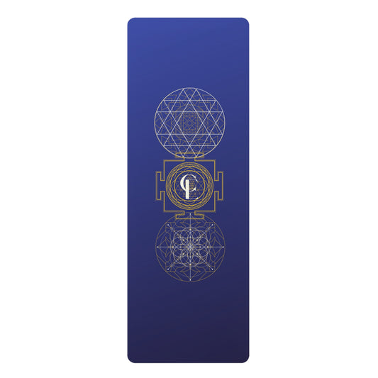 Sacred Geometry and Sri Yantra Symbol Yoga Mat