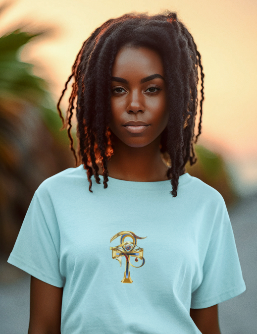 Women's Softstyle Tee with Egyptian design