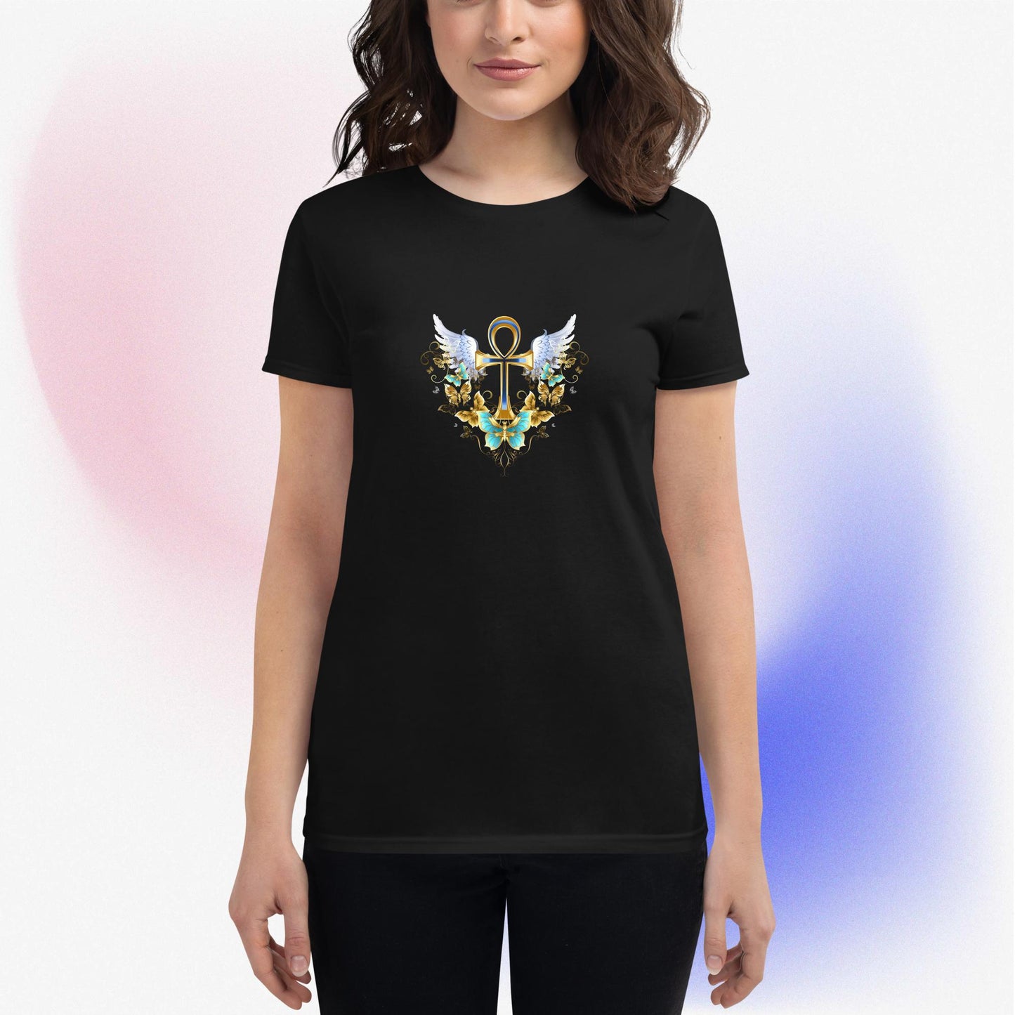 Egyptian Ankh & Butterfly T-Shirt