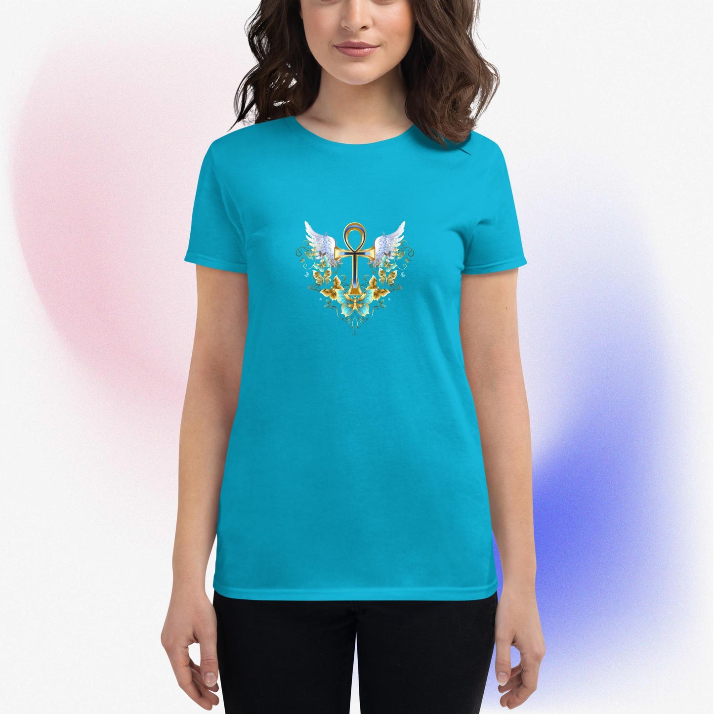 Egyptian Ankh & Butterfly T-Shirt