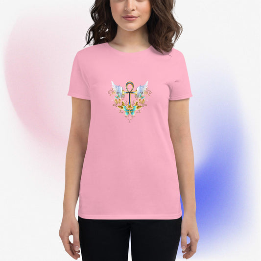 Egyptian Ankh & Butterfly T-Shirt