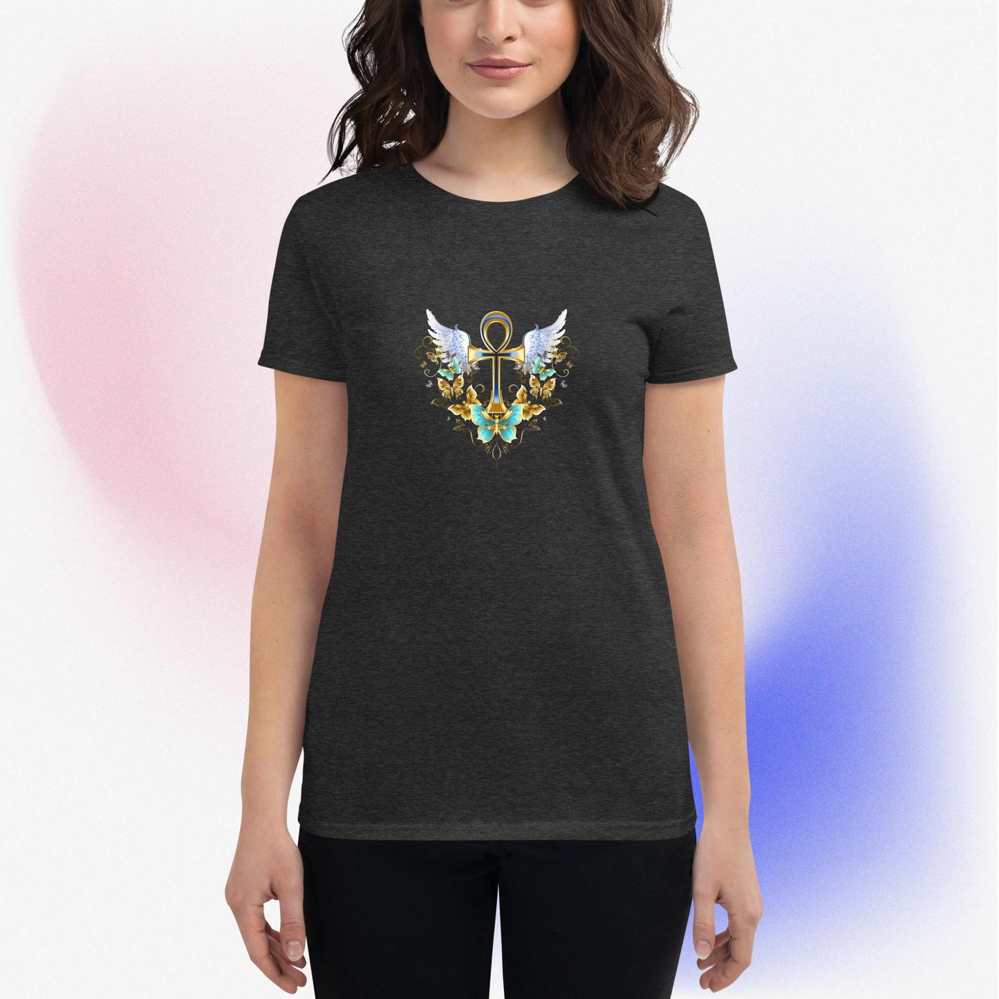 Egyptian Ankh & Butterfly T-Shirt