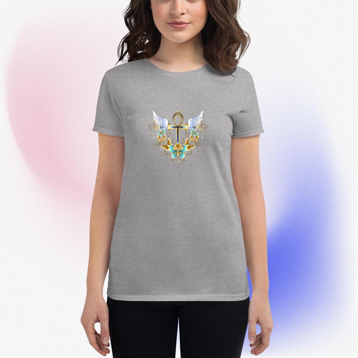 Egyptian Ankh & Butterfly T-Shirt