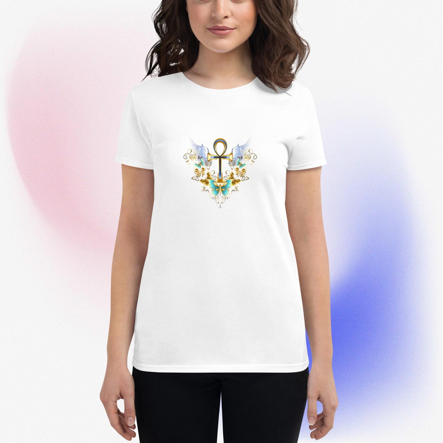 Egyptian Ankh & Butterfly T-Shirt