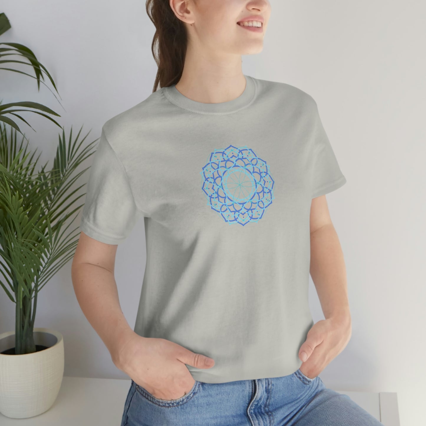 T-shirt with Sacred Geometry Design