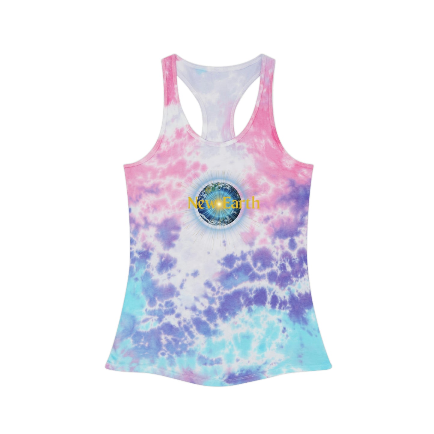 New Earth Tie Dye Racerback Tank Top