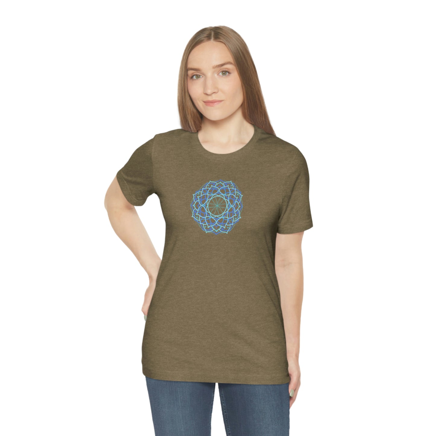 T-shirt with Sacred Geometry Design