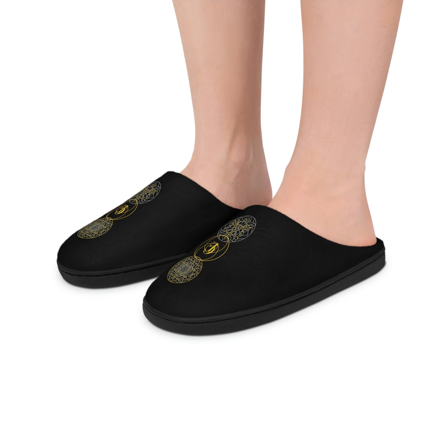 Men's Indoor Slippers with Sacred Geometry