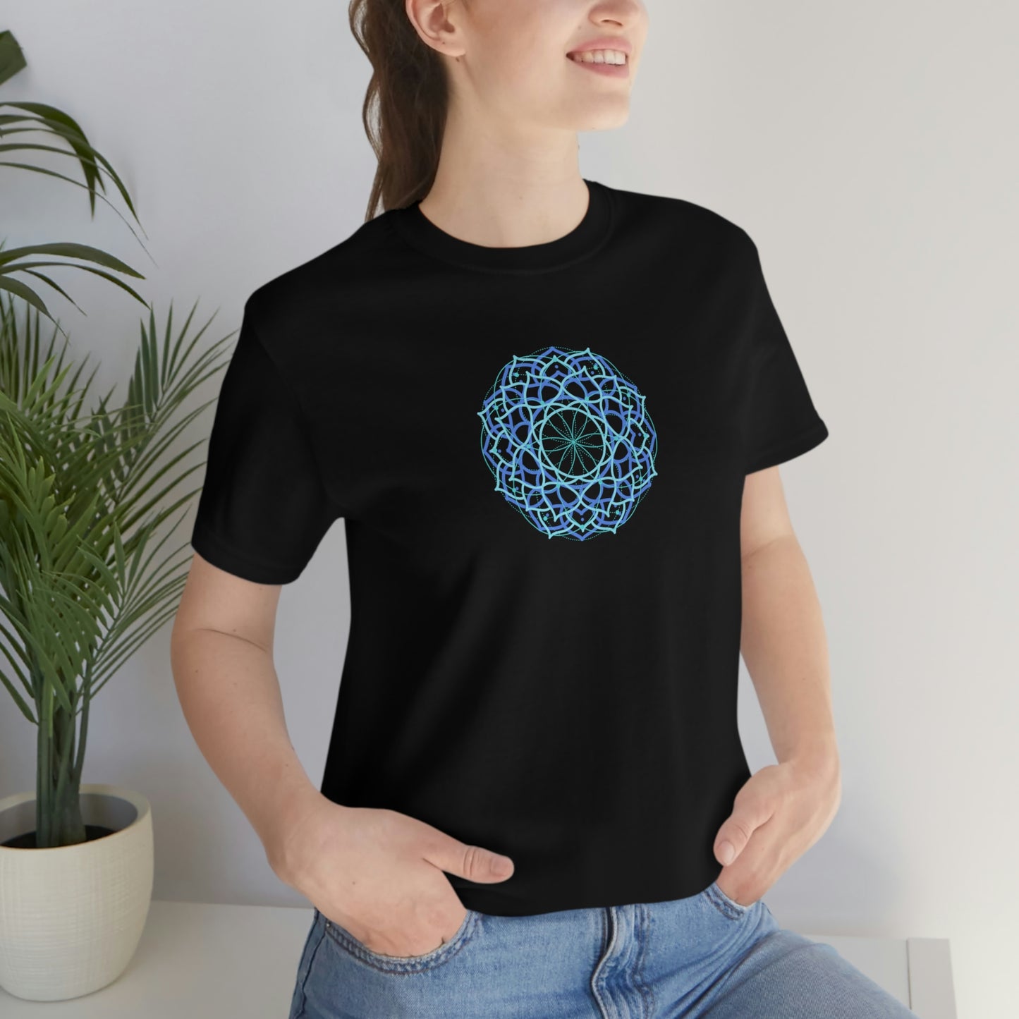 T-shirt with Sacred Geometry Design