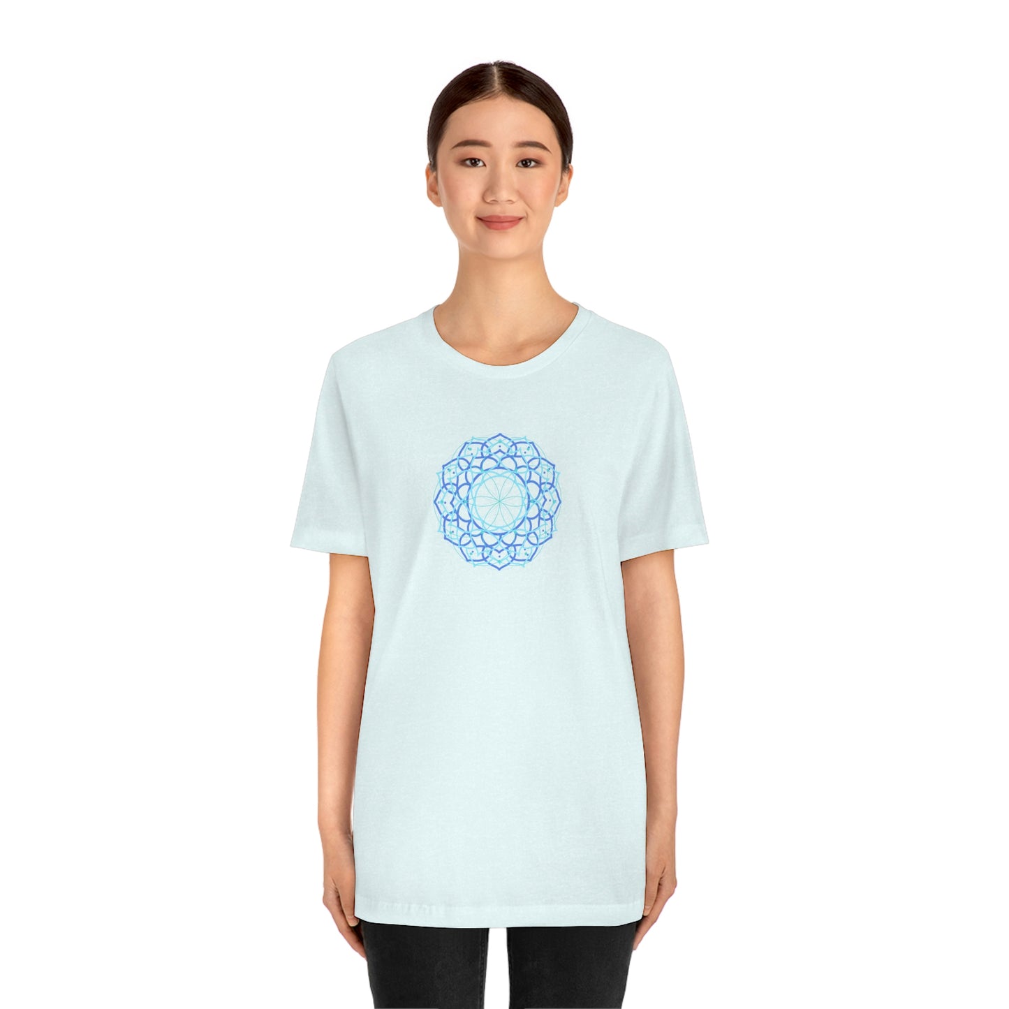 T-shirt with Sacred Geometry Design