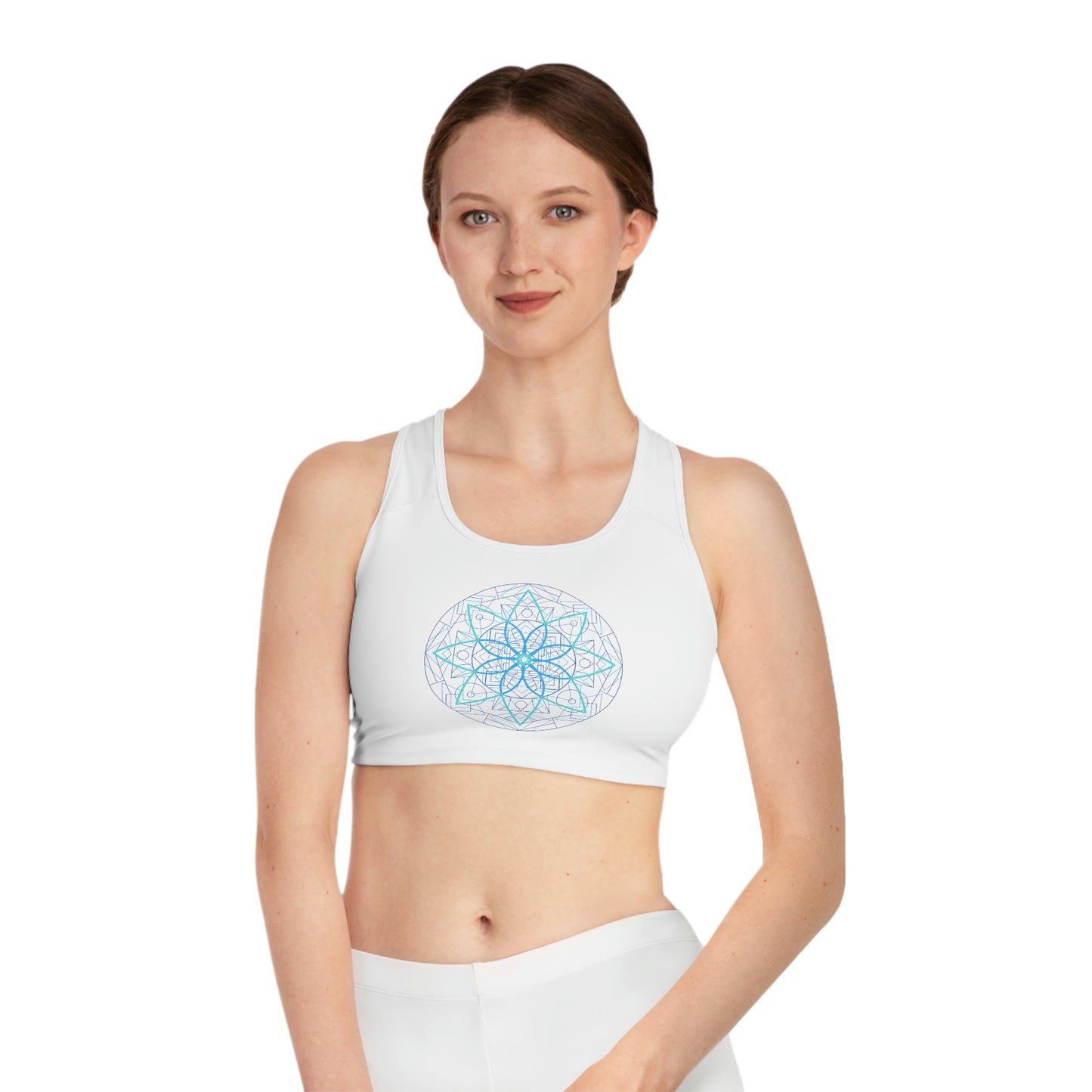 Sports Bra with Sacred Geometry