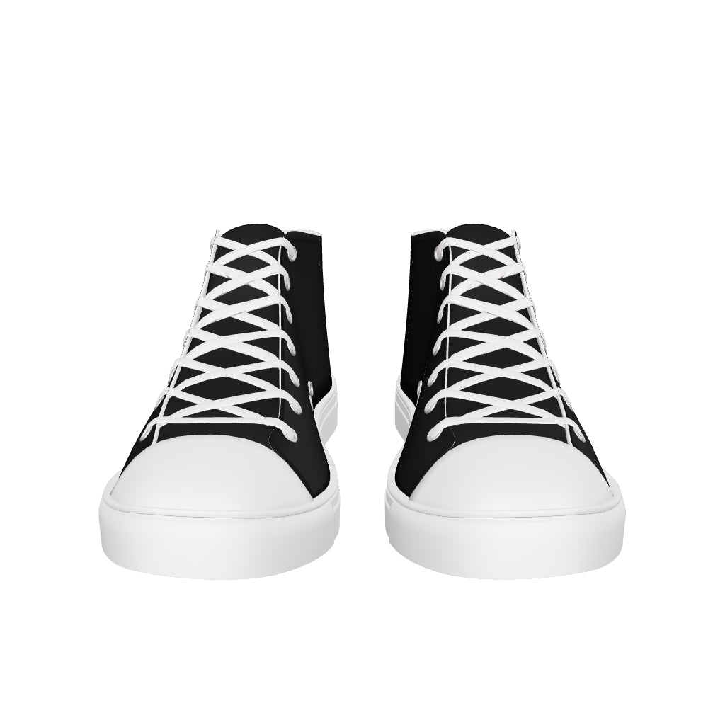 Men’s high top canvas shoes