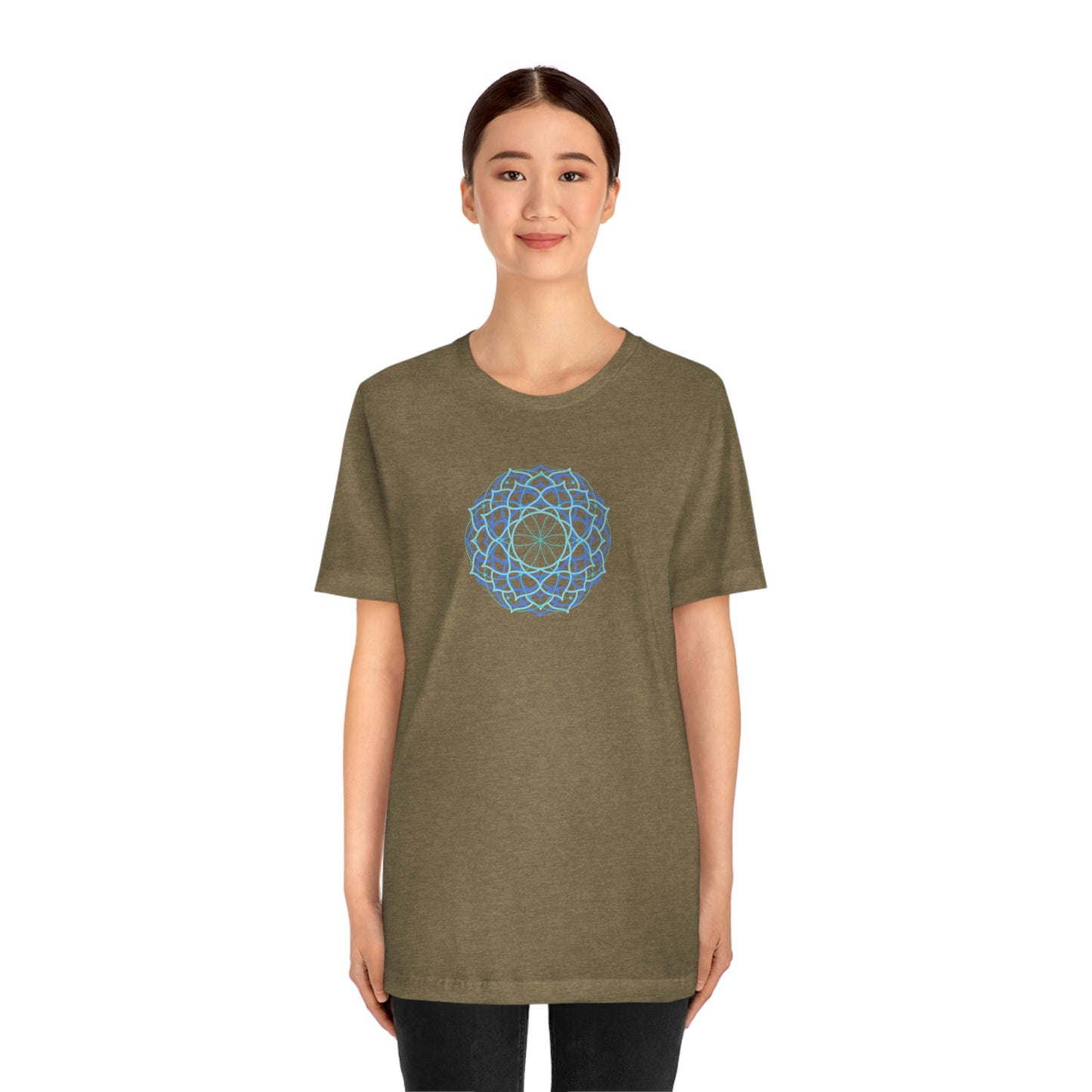 T-shirt with Sacred Geometry Design