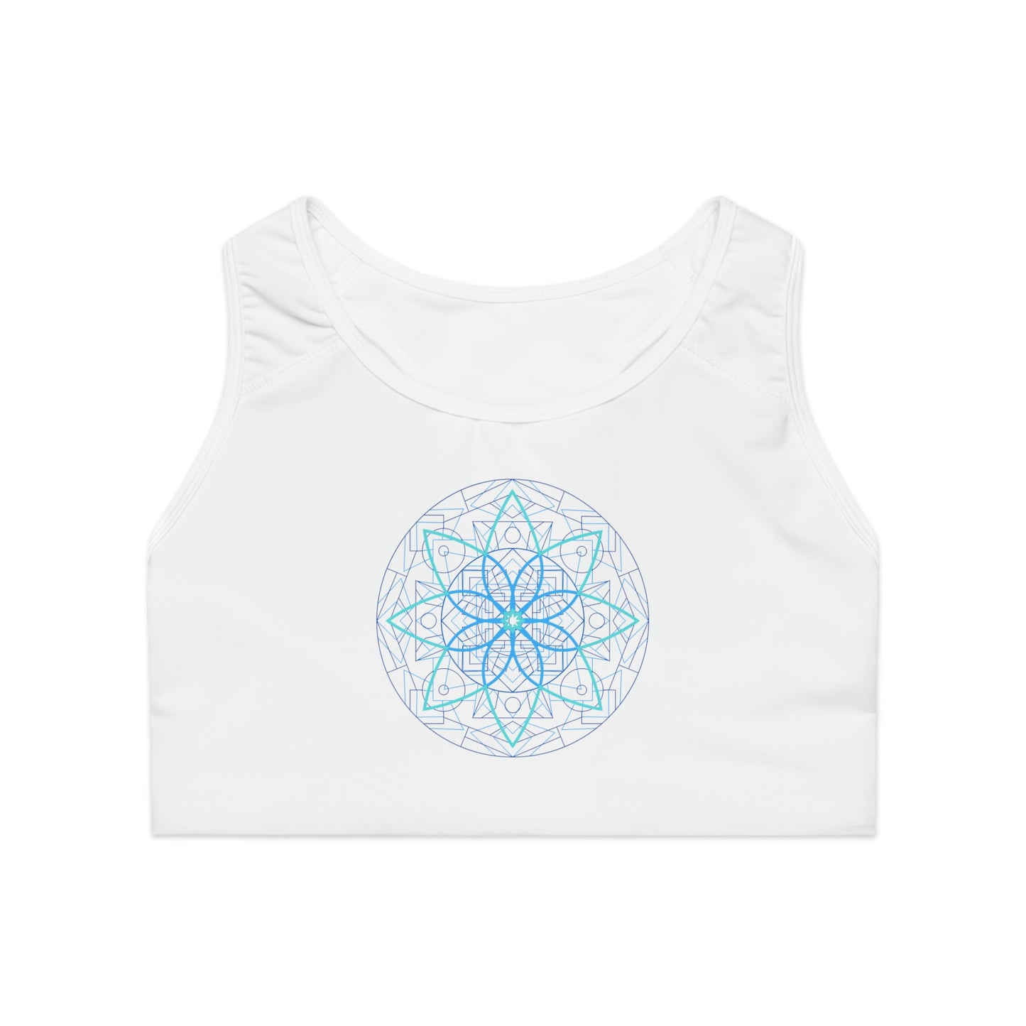 Sports Bra with Sacred Geometry