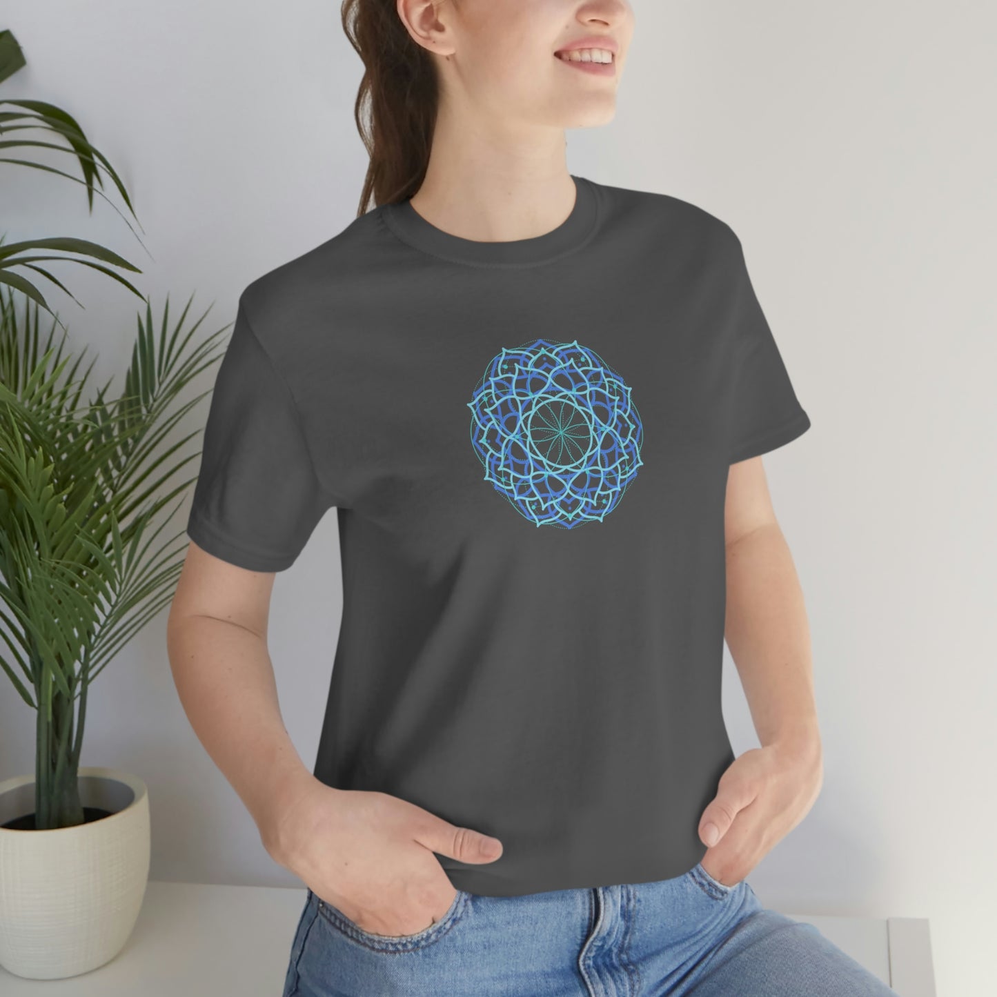 T-shirt with Sacred Geometry Design