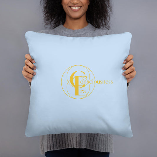 Basic dobble sided Pillow with Consciousness Era design