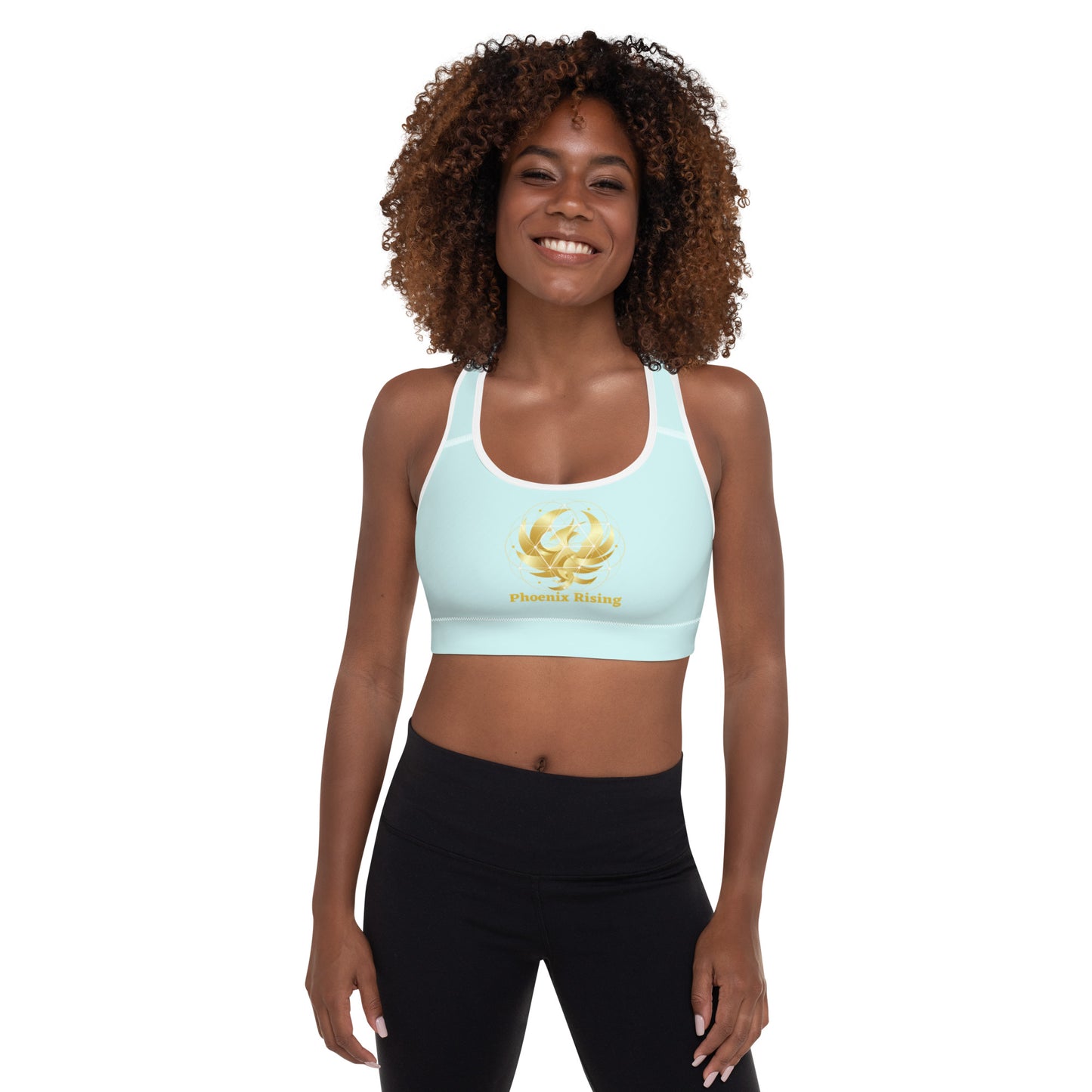 Padded Sports Bra with Phoenix Rising Logo