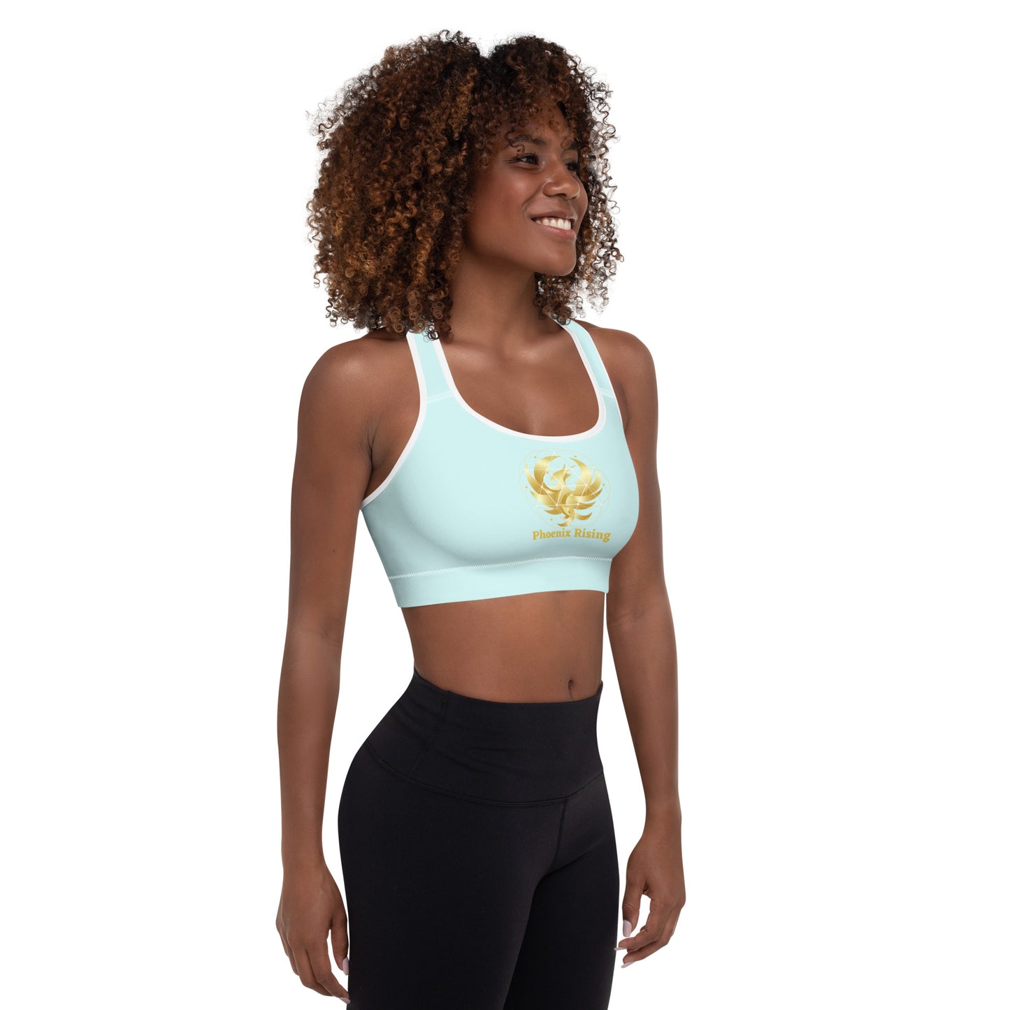 Padded Sports Bra with Phoenix Rising Logo