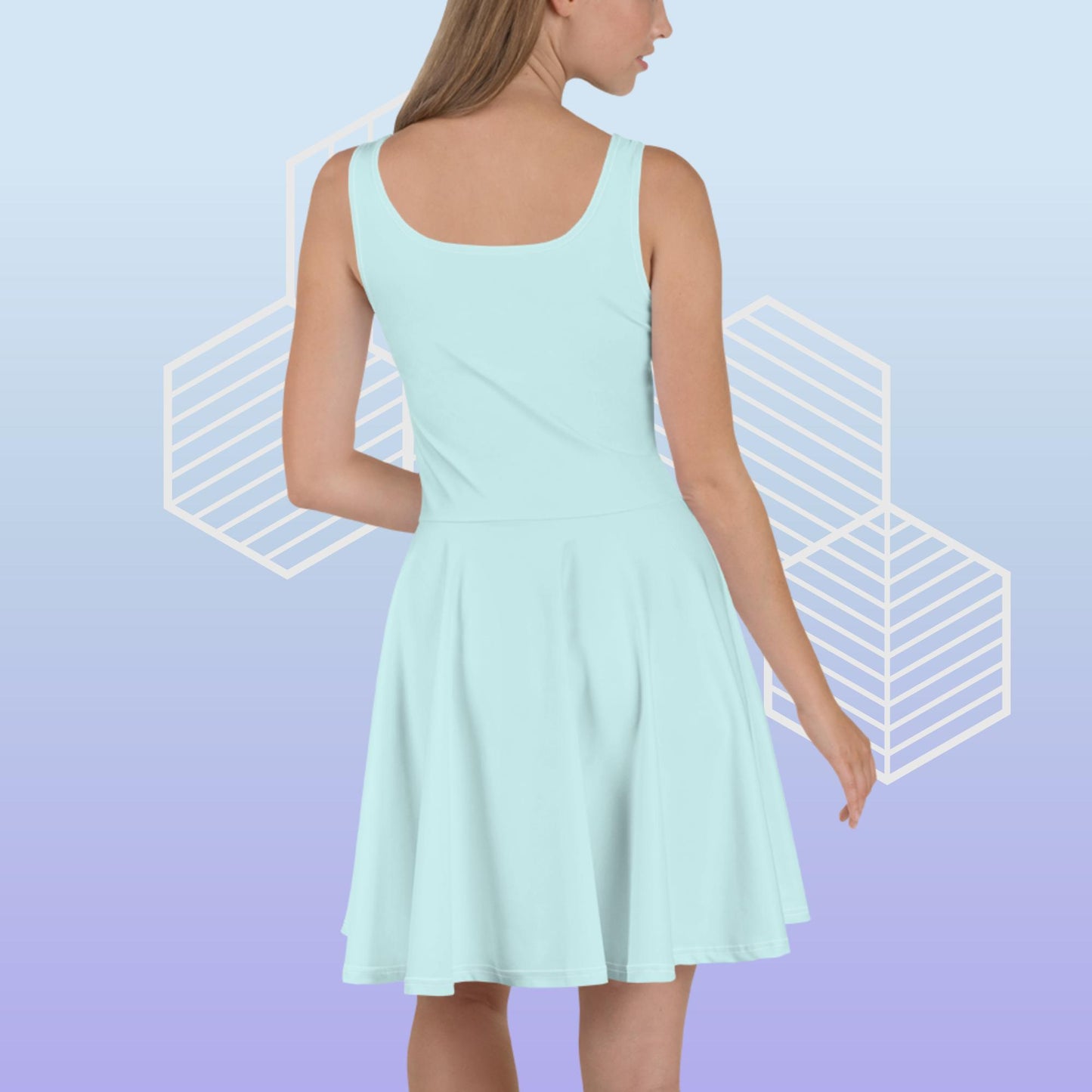 Skater Dress with Sacred Geometry Design