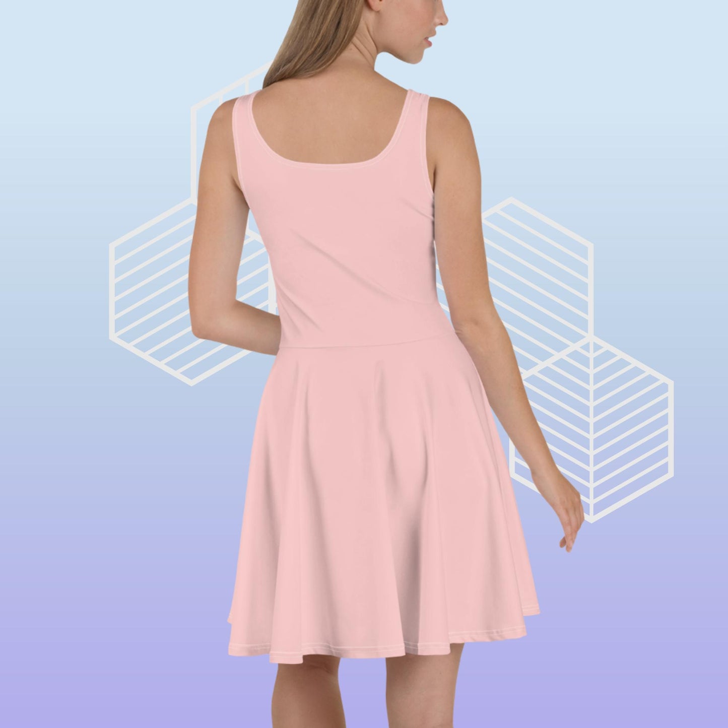 Skater Dress with Sacred Geometry Design