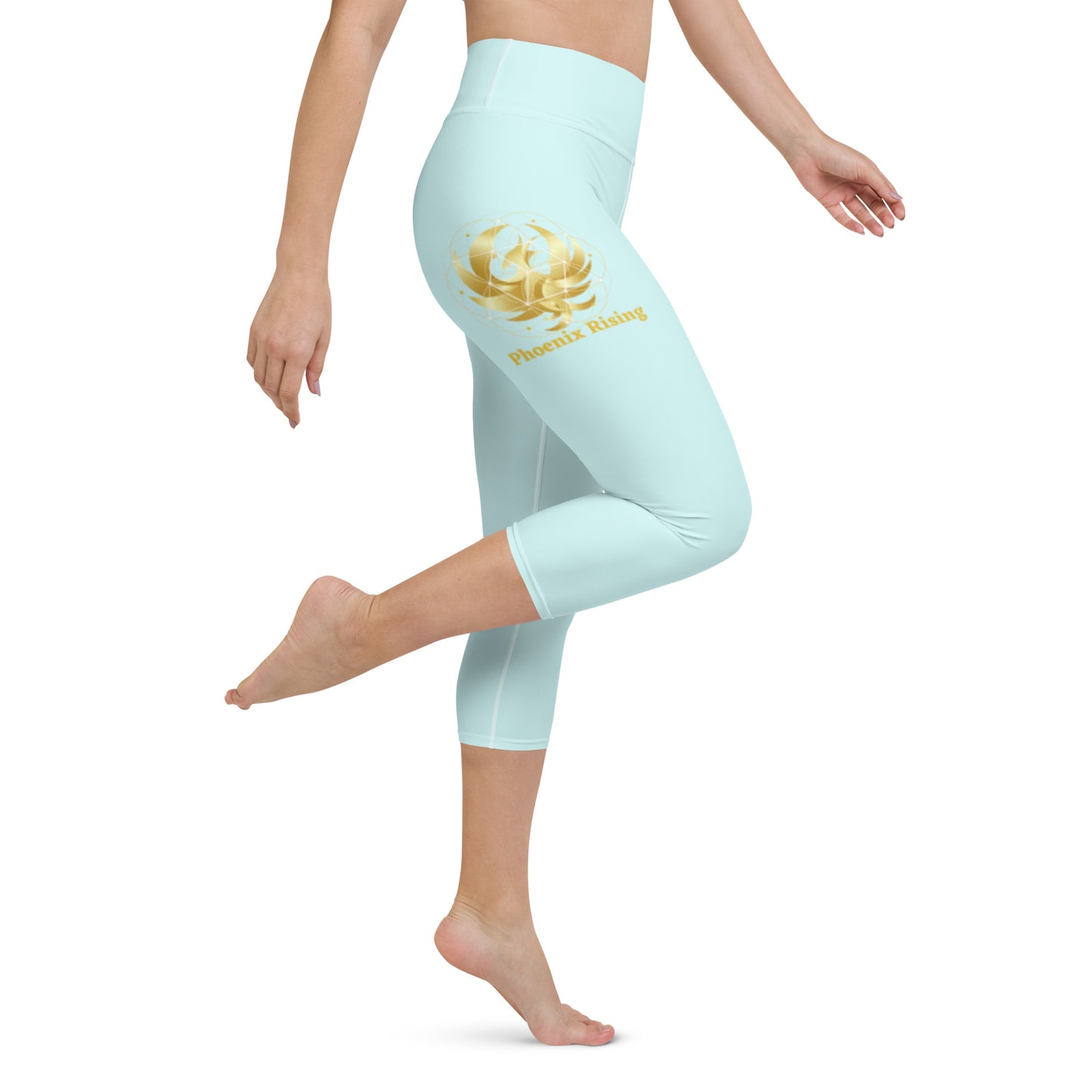 Yoga Capri Leggings with Phoenix Rising Logo