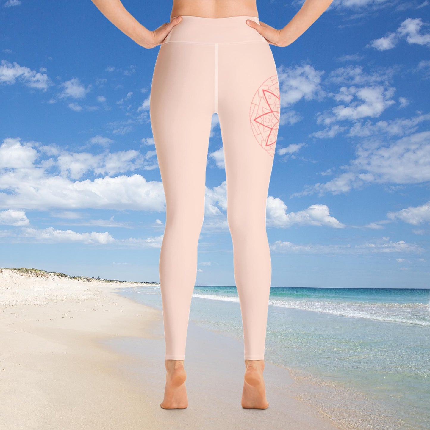 Yoga Leggings with Flower of Life