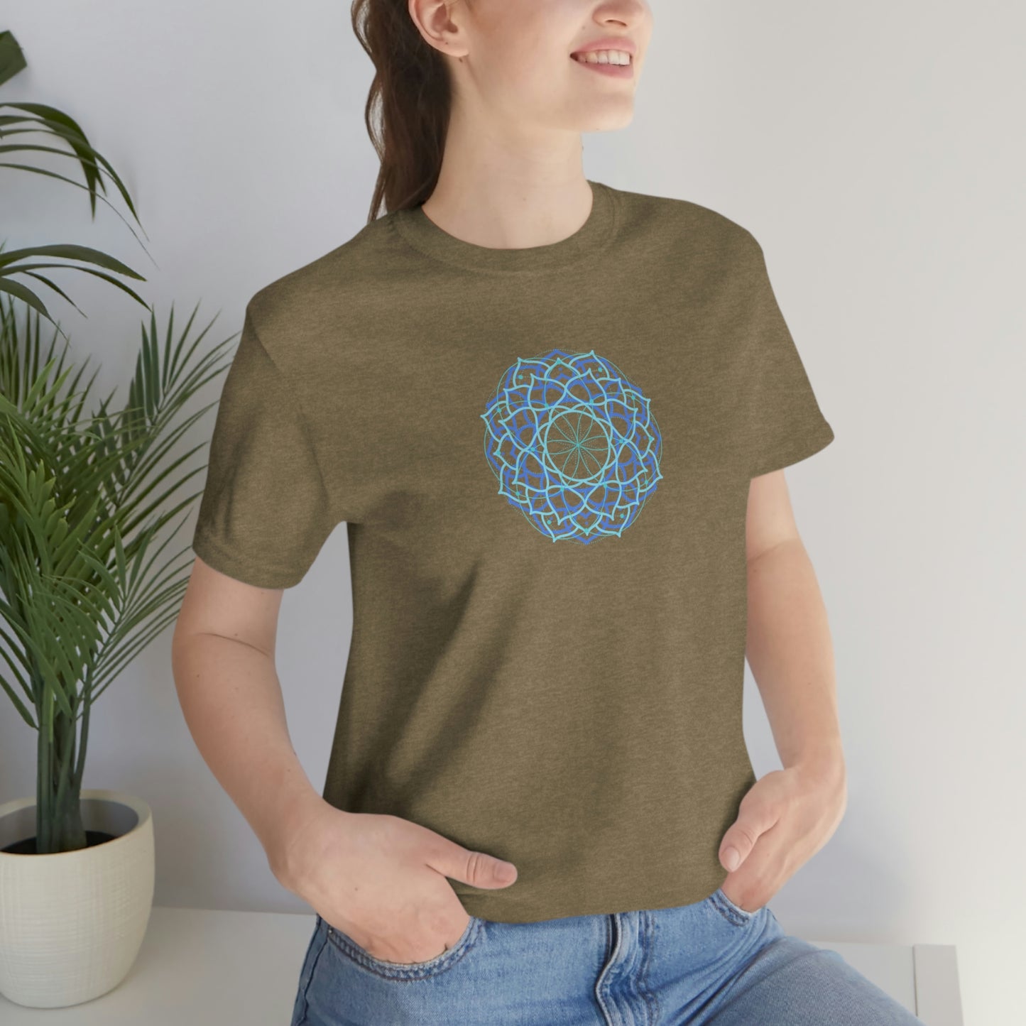 T-shirt with Sacred Geometry Design