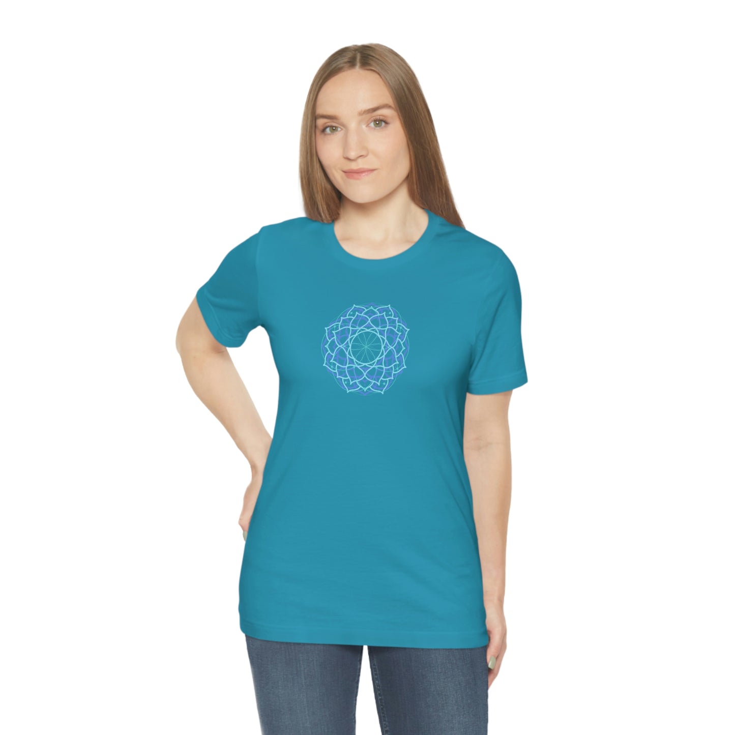 T-shirt with Sacred Geometry Design