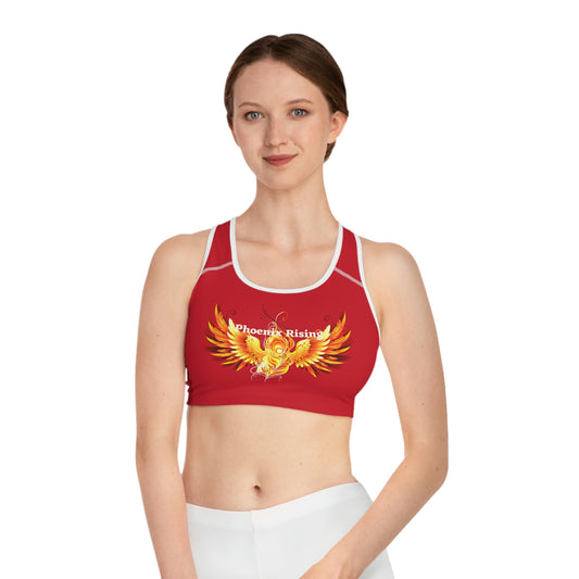 Sports Bra with Phoenix Rising Design