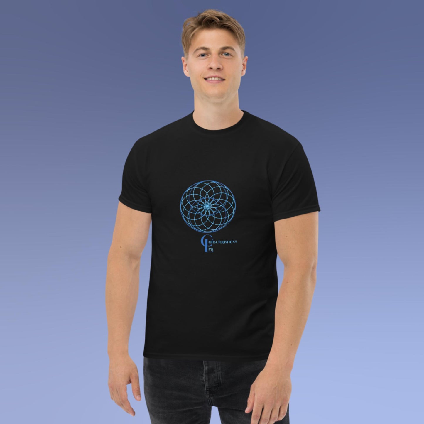 Men's classic tee Flower of Life and Symbol of Infinity