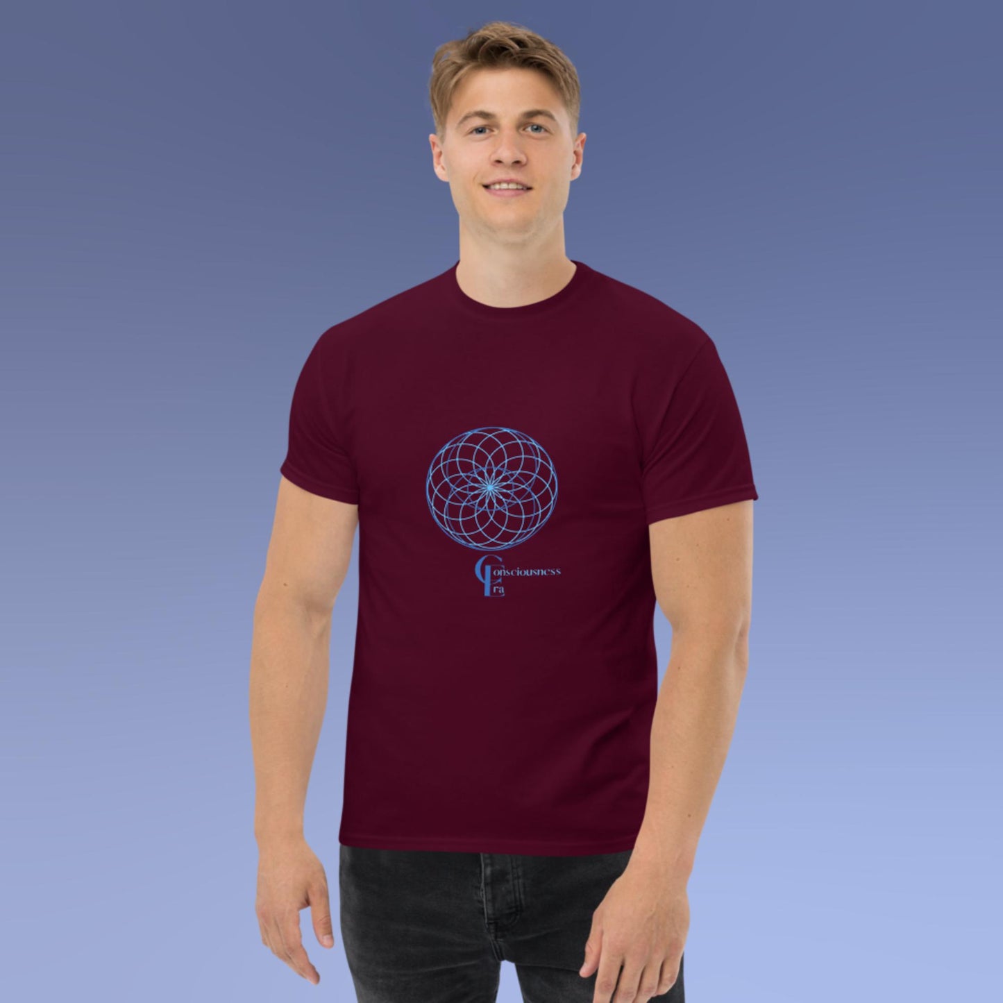 Men's classic tee Flower of Life and Symbol of Infinity