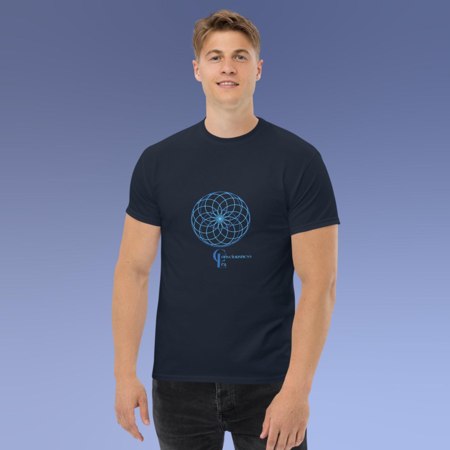 Men's classic tee Flower of Life and Symbol of Infinity