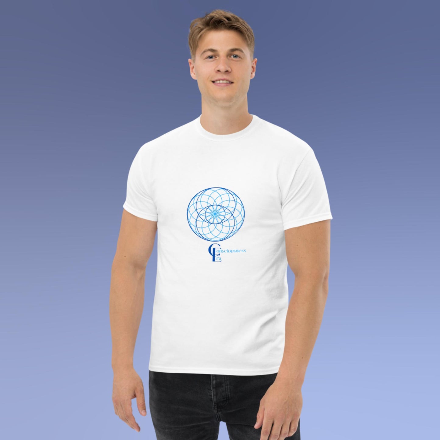 Men's classic tee Flower of Life and Symbol of Infinity