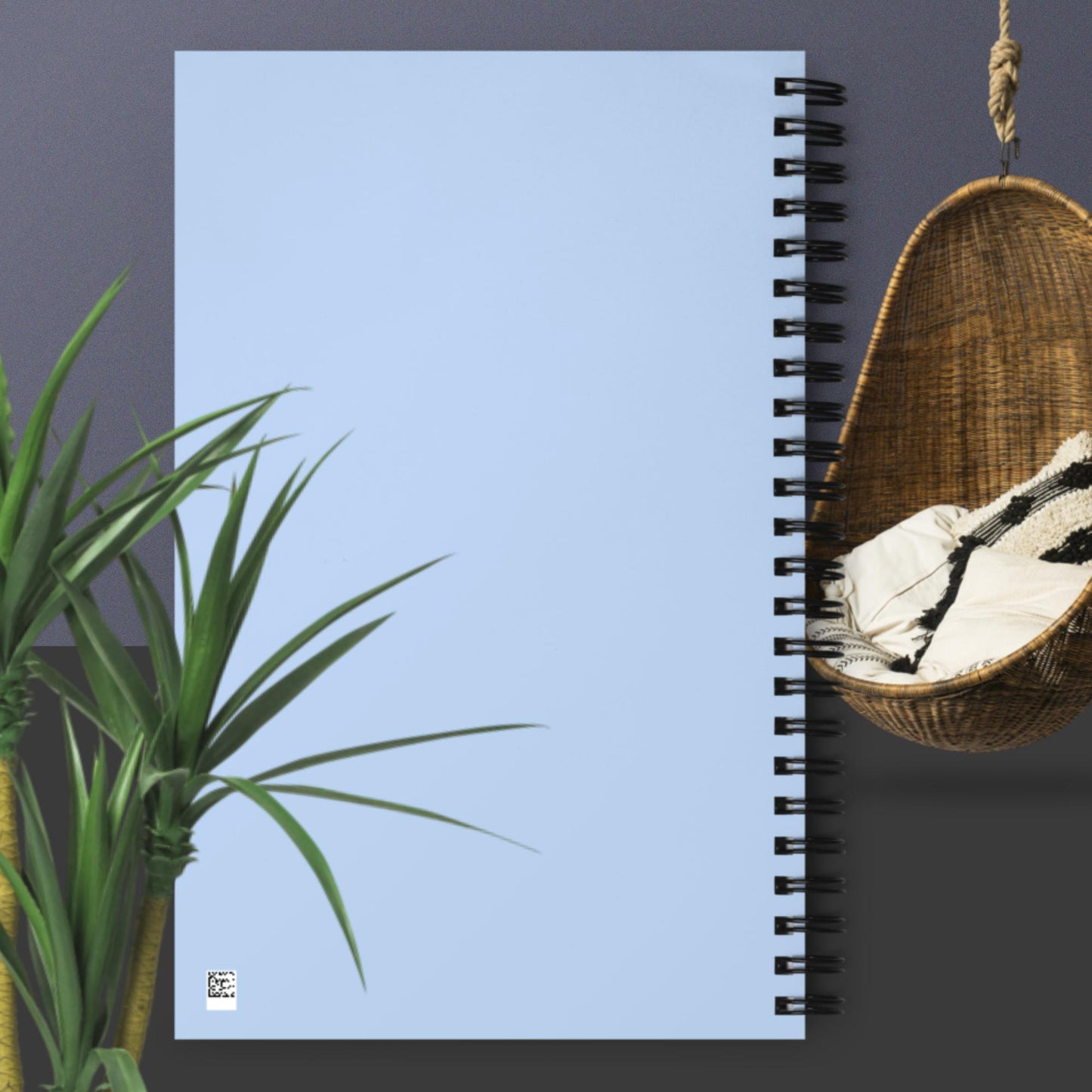 Spiral notebook with Consciousness Era Meditative design