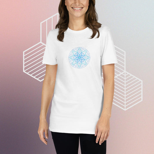 T-Shirt with Sacred Geometry Design